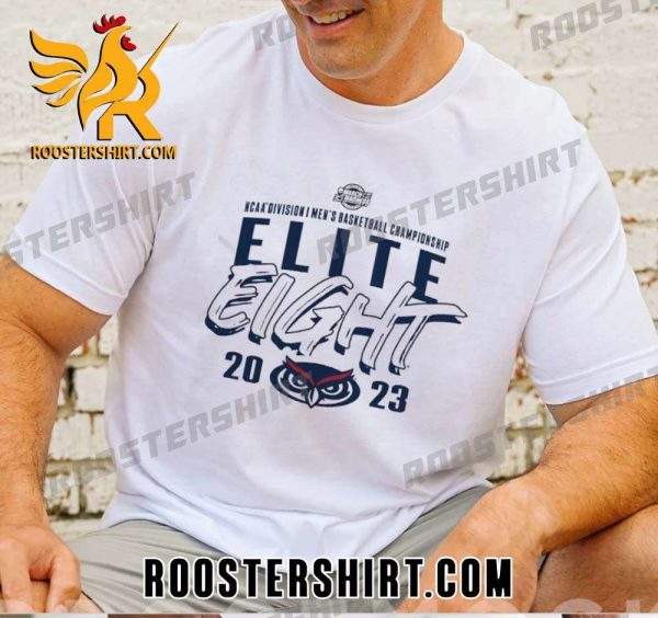 2023 FAU Owls NCAA Mens Basketball Elite Eight Unisex T-Shirt For Fans