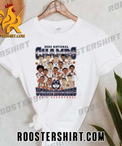 2023 National Champions Uconn Huskies Mens Basketball Team Cartoons New Design T-Shirt