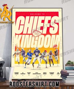 2023 Welcome To Chiefs Kingdom Our Hometown Haul Poster Canvas