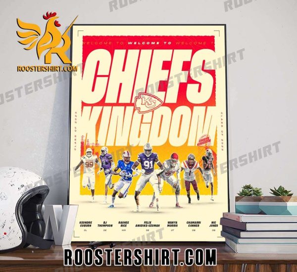 2023 Welcome To Chiefs Kingdom Our Hometown Haul Poster Canvas