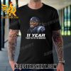 3x Super Bowl Champion LB Donta Hightower Retirement After 11 Years Signature T-Shirt