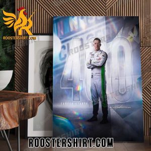 AJ Allmendinger makes his 400th NASCAR career start today at NASCAR at COTA Poster Canvas