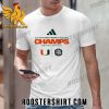 Adidas Miami Hurricanes 2023 NCAA Mens Midwest Regional Champs the final chapter T-Shirt For Fans