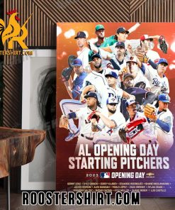 Al Opening Day Starting Pitchers MLB Ver 1 Poster Canvas