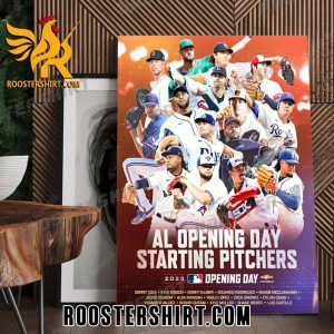 Al Opening Day Starting Pitchers MLB Ver 1 Poster Canvas