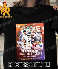 Al Opening Day Starting Pitchers MLB Ver 1 T-Shirt