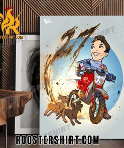 Alex Márquez Champions MotoGP Art Poster Canvas