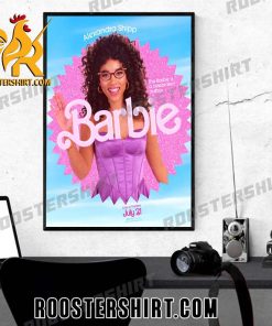 Alexandra Shipp This Barbie Is A Celebrated Author Barbie Movie Poster Canvas