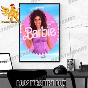Alexandra Shipp This Barbie Is A Celebrated Author Barbie Movie Poster Canvas