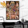 All Wrestlers Join WWE NXT Poster Canvas Art Style