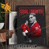 Antony Santos Goal Of The Month March Poster Canvas