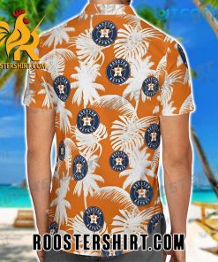 Astros Tropical Hawaiian Shirt White Coconut Tree Logo Astros