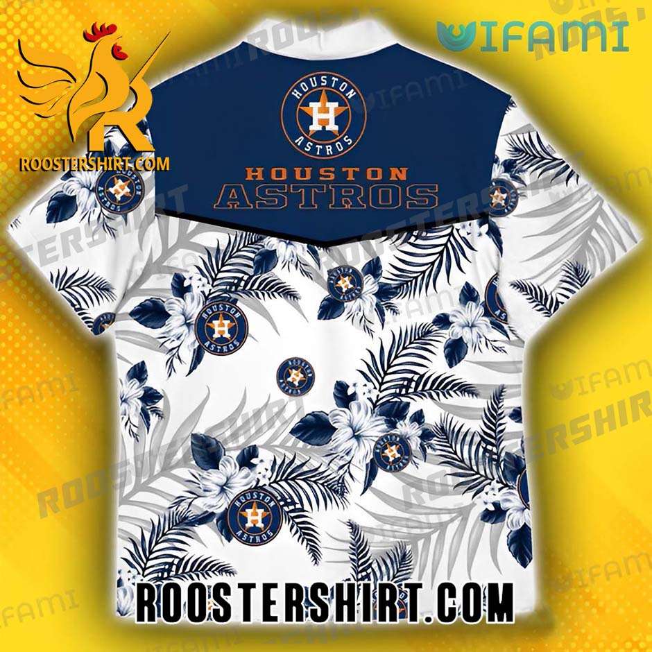 BEST Palm Leaf Hibiscus Flower Houston Astros Hawaiian Shirt