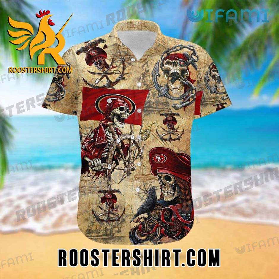 BEST Pirates San Francisco 49ers Hawaiian Shirt Gift For Family Members