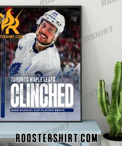 Best Player Toronto Maple Leafs NHL Stanley Cup Playoffs Clinched Poster Canvas