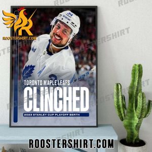 Best Player Toronto Maple Leafs NHL Stanley Cup Playoffs Clinched Poster Canvas