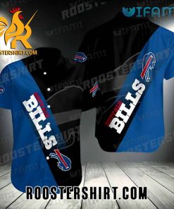 Best Selling Buffalo Bills Hawaiian Shirt Black Blue Classic Buffalo For Bills Fans