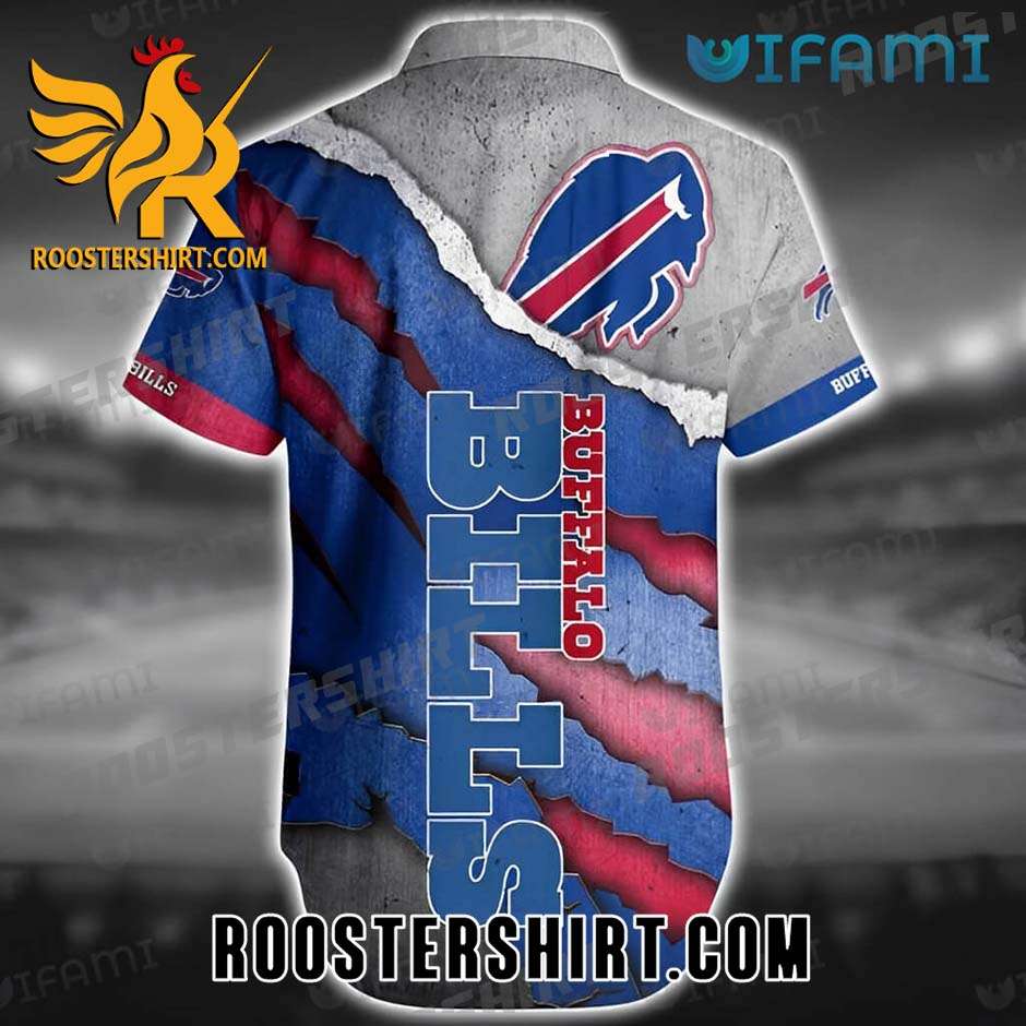 Best Selling Buffalo Bills Hawaiian Shirt Fade Pattern For Bills Fans