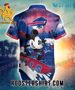 Best Selling Buffalo Bills Hawaiian Shirt Mickey Surfing Unique For Bills Fans