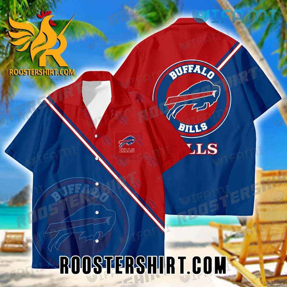 Best Selling Buffalo Bills Hawaiian Shirt Red Blue Classic For Bills Fans