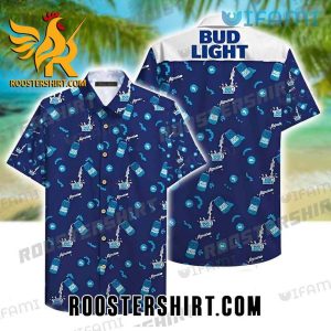 Bestseller Bud Light Hawaiian Shirt Beer Cans Pattern Gift For Beer Fans