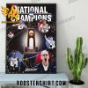 Big East The UConn Huskies are NATIONAL CHAMPIONS Poster Canvas