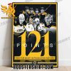 Boston Bruins 121 Points Tied For Most In Franchise History Poster Canvas