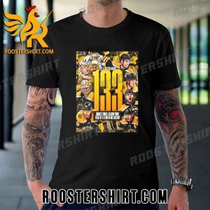 Boston Bruins 133 Highest Single Season Point Total By A Team In NHL History T-Shirt