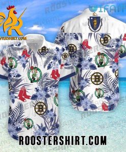 Boston Celtics And Red Sox And Boston Bruins Hawaiian Shirt