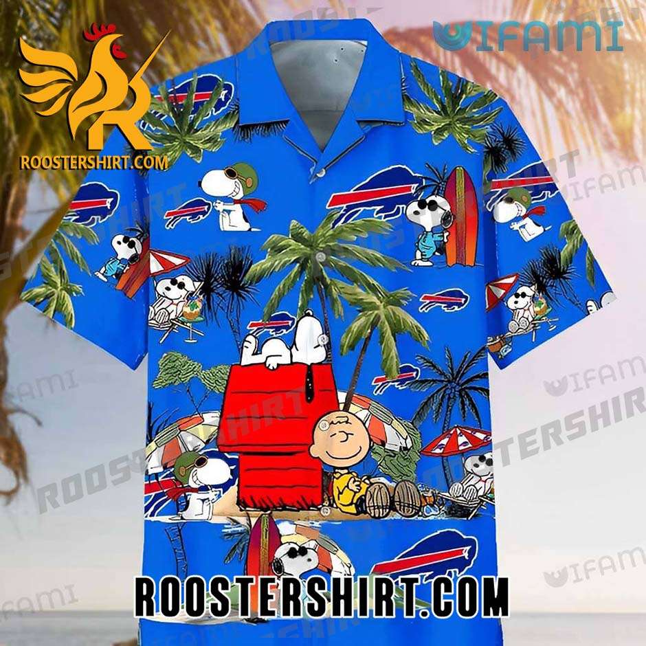 Buffalo Bills Hawaiian Shirt And Shorts Charlie Snoopy Coconut Tree For Bills Fans