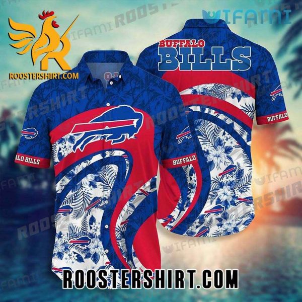 Buffalo Bills Hawaiian Shirt And Shorts Coconut Mix Flower Palm Leaves For Bills Fans