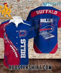 Buffalo Bills Hawaiian Shirt And Shorts Football Fire Blue Red For Bills Fans
