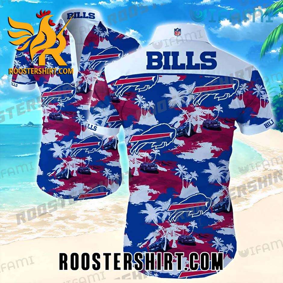 Buffalo Bills Hawaiian Shirt And Shorts Island Car Coconut For Bills Fans