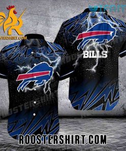 Buffalo Bills Hawaiian Shirt Lightning Logo Unique For Bills Fans