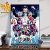 Burnley are the champions of the 2022-23 EFL Championship Poster Canvas