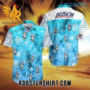Busch Light Hawaiian Shirt And Shorts Beer Can Pineapple For Beer Fans