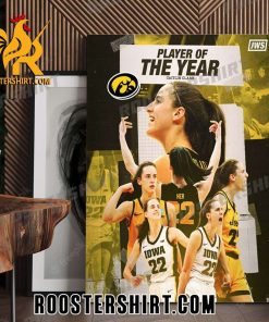 Caitlin Clark is the 2023 Naismith Womens College Player of the Year Poster Canvas