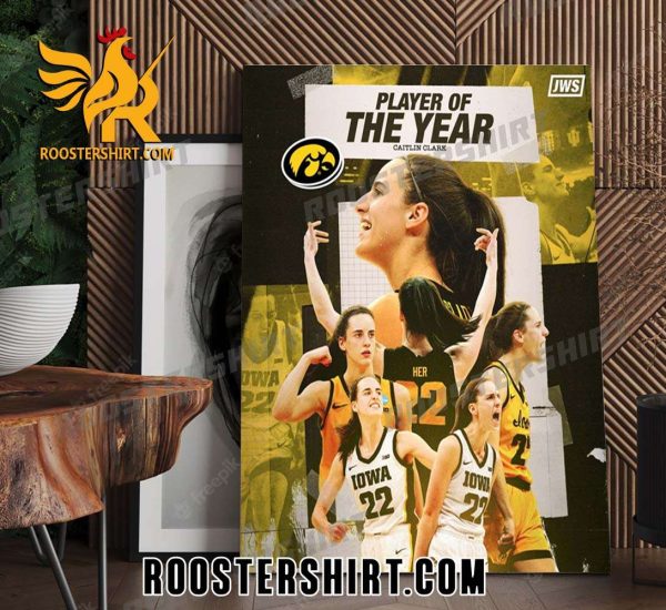 Caitlin Clark is the 2023 Naismith Womens College Player of the Year Poster Canvas