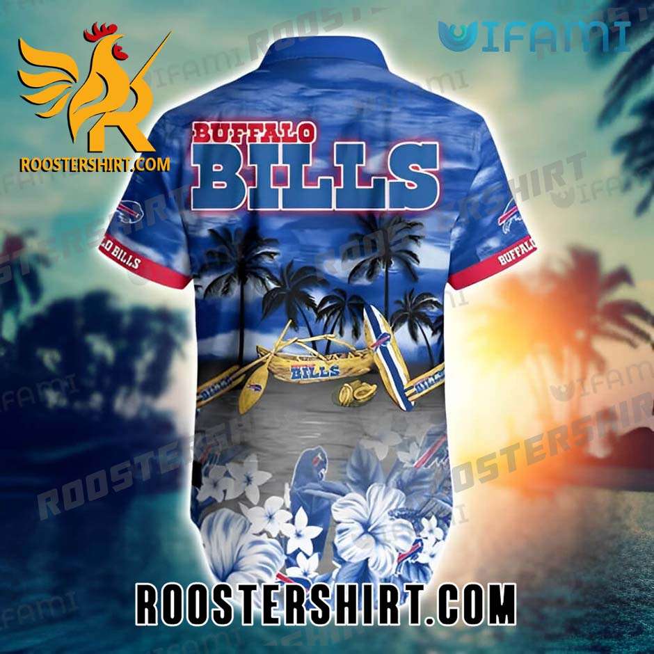 Cheap Buffalo Bills Hawaiian Shirt Kayak Beach Coconut For Bills Fans