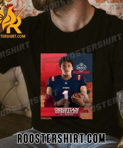 Christian Gonzalez New England Patriots Draft 2023 T-Shirt