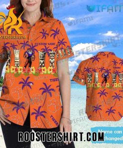 Clemson Tigers Hawaiian Shirt Custom Name Gift For Clemson Fans