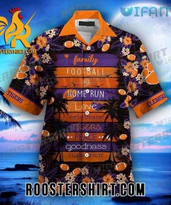 Clemson Tigers Hawaiian Shirt Family Football Home Run Gift For Clemson Fans