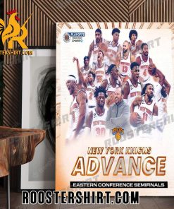 Congrats New York Knicks Advance Eastern Conference Semifinals Poster Canvas