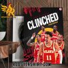 Congratulations Atlanta Hawks Clinched 2023 Playoffs Together404 NBA Poster Canvas