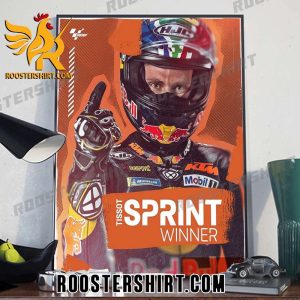 Congratulations Brad Binder Wins The Tissot Sprint In Jerez MotoGP 2023 Poster Canvas