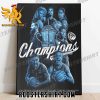 Congratulations Caledonia Gladiators 2023 BBL Trophy Champions Official Poster Canvas