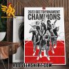 Congratulations Georgia Women’s Tennis 2023 Sec Tournament Champions Poster Canvas