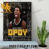 Congratulations Jaren Jackson Jr DPOY 2023 NBA Defensive Player Of The Year Poster Canvas