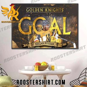 Congratulations Keegan Kolesar Goal Vegas Golden Knights NHL Poster Canvas