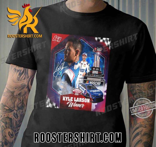 Congratulations Kyle Larson Winner Richmond Raceway Nascar 2023 Signature T-Shirt